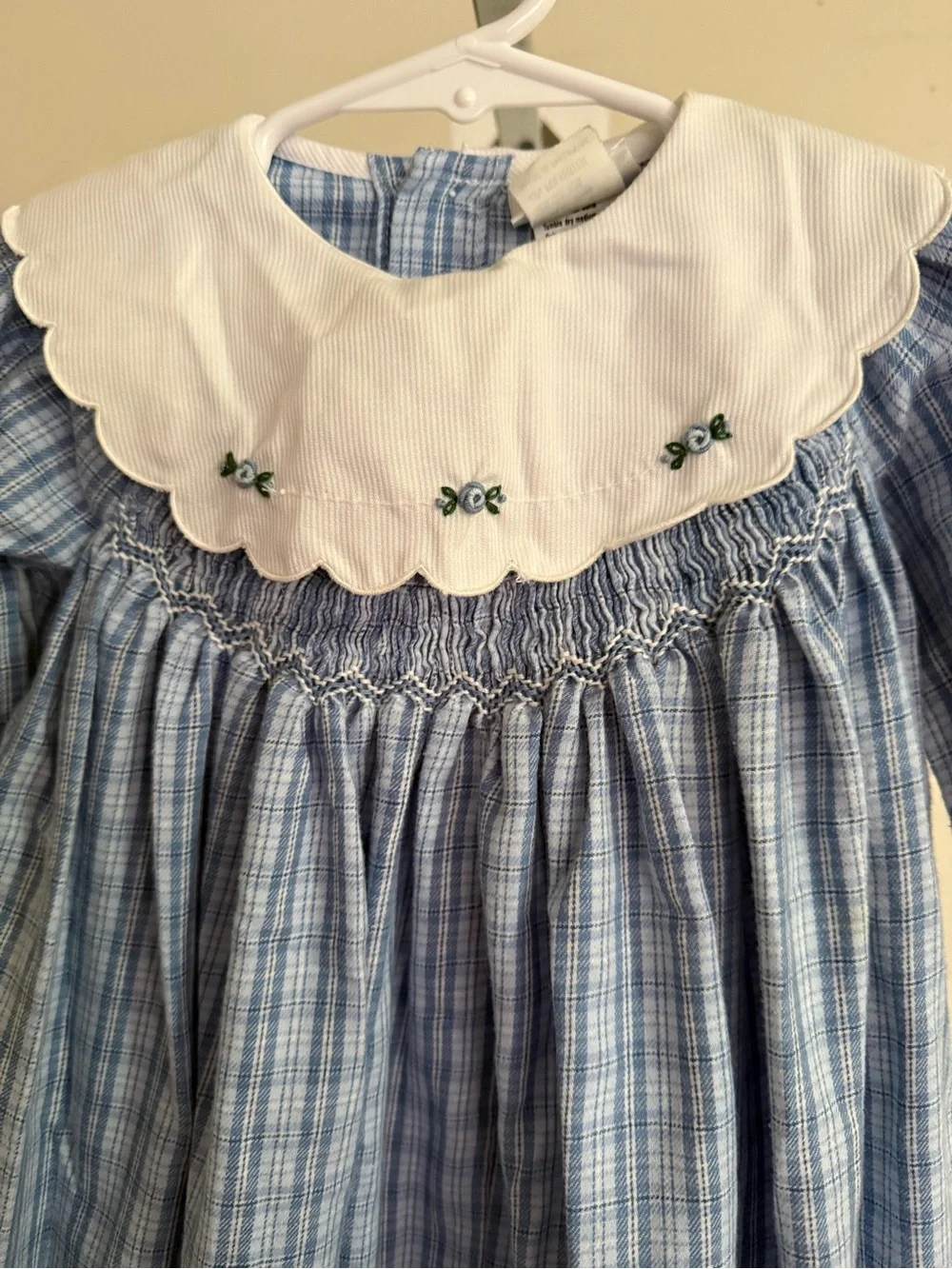 Vintage Smocked Bubble Romper